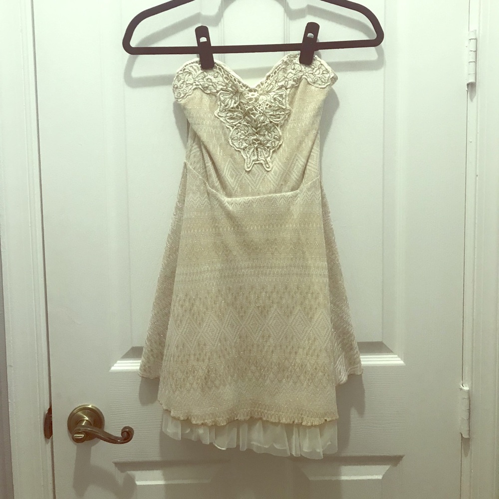 Free people strapless dress